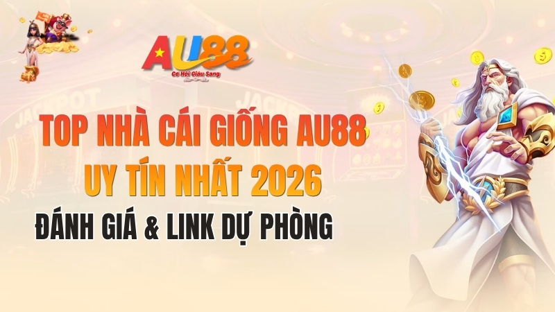 Top Nhà Cái Giống AU88 Uy Tín Nhất 2026 – Lựa Chọn Thay Thế Tốt